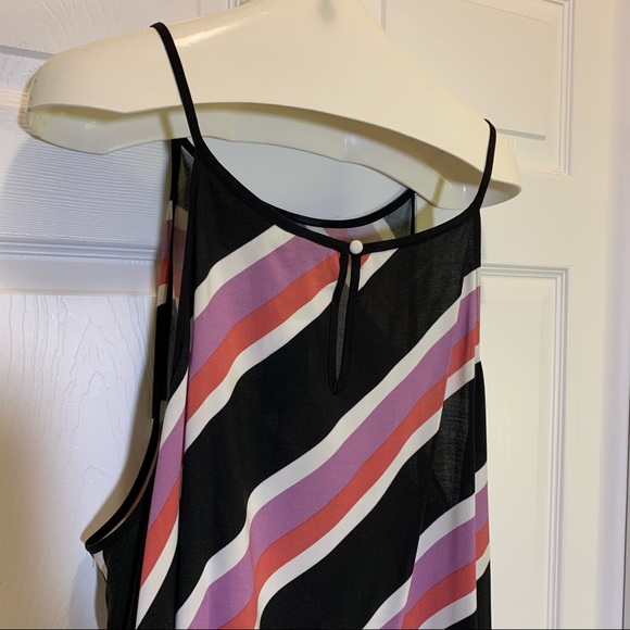 Torrid Top Cami Stripe High Neck Size 4X - Picture 6 of 7